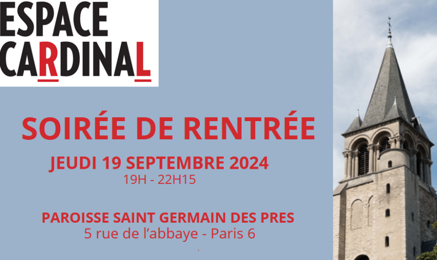 C’est la rentrée !                            Jeudi 19 septembre 2024